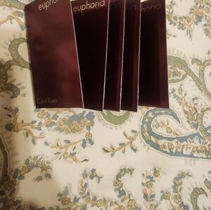 Calvin Klein Euphoria Fragrance Sample with Burgundy Packaging (5) 0.04oz